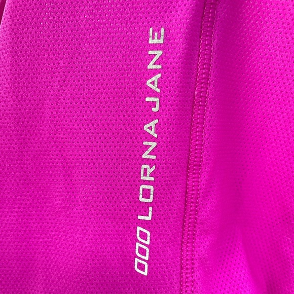 Lorna Jane Tank Top Running Yoga  built in padded sports bra Size Large Pink - Picture 2 of 8
